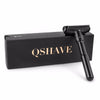QShave Luxurious Black Adjustable Safety Razor