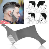 All-in-one Stainless Steel Beard Shaping & Styling Tool